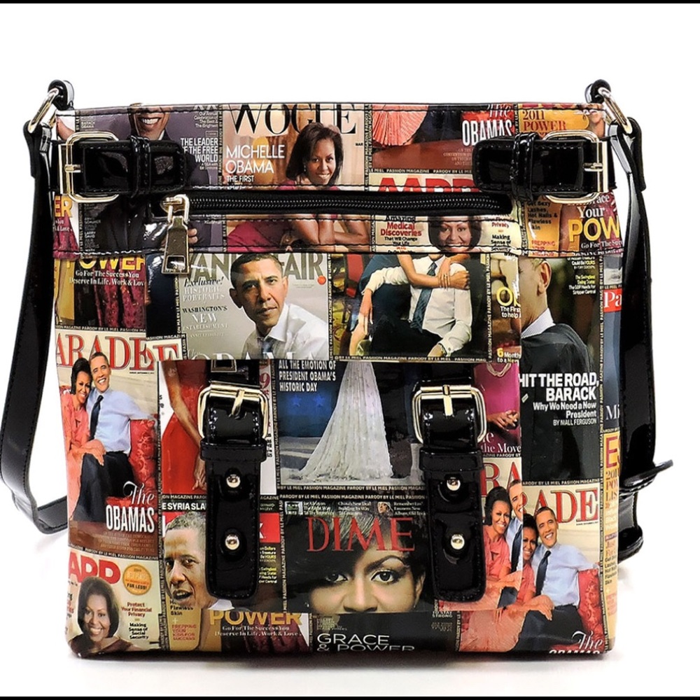 ‼️Magazine Cover Collage Cross Body Bag
